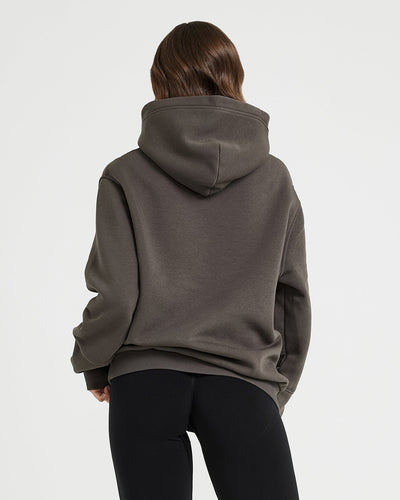 Classic Lounge Oversized Hoodie | Deep Taupe