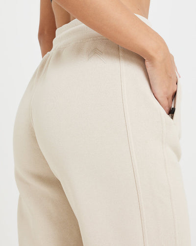 Classic Lounge Straight Leg Joggers | Sand