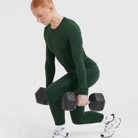 Mellow™ Soft Long Sleeve Top | Pine Green