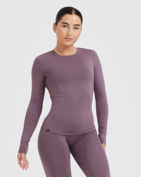 Mellow™ Soft Long Sleeve Top | Vintage Purple
