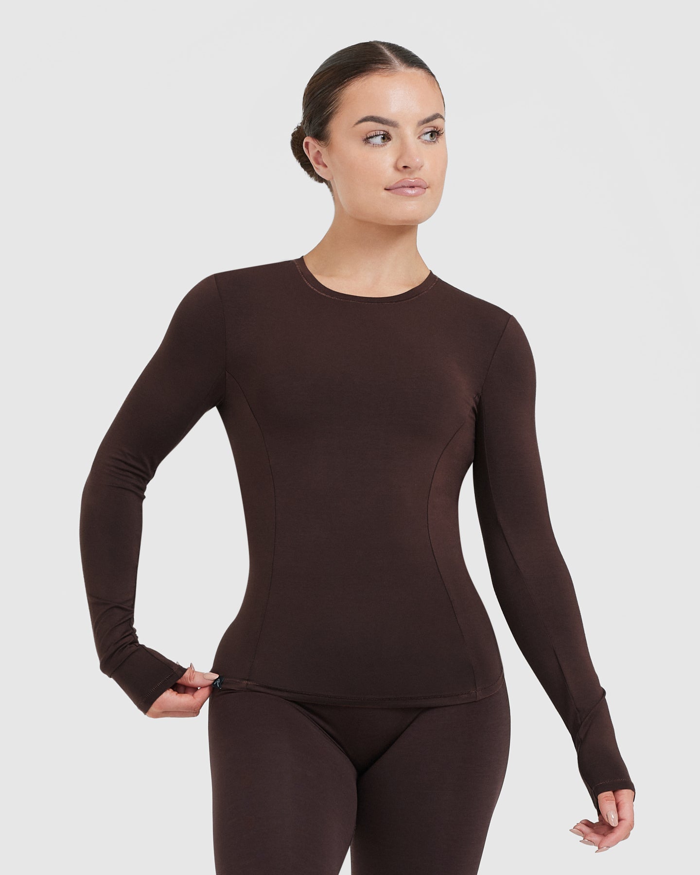 Mellow™ Soft Long Sleeve Top | 70% Cocoa
