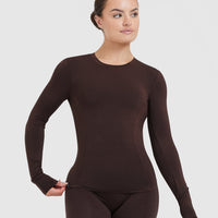 Mellow™ Soft Long Sleeve Top | 70% Cocoa