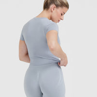 Mellow™ Soft Mid Short Sleeve T-Shirt | Metal Grey