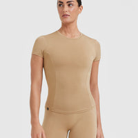 Mellow™ Soft Short Sleeve T-Shirt | Dune Brown