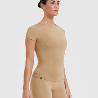 Mellow™ Soft Short Sleeve T-Shirt | Dune Brown