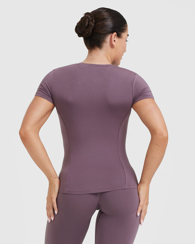 Mellow™ Soft Short Sleeve T-Shirt | Vintage Purple