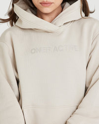 Classic Lounge Oversized Hoodie | Sand