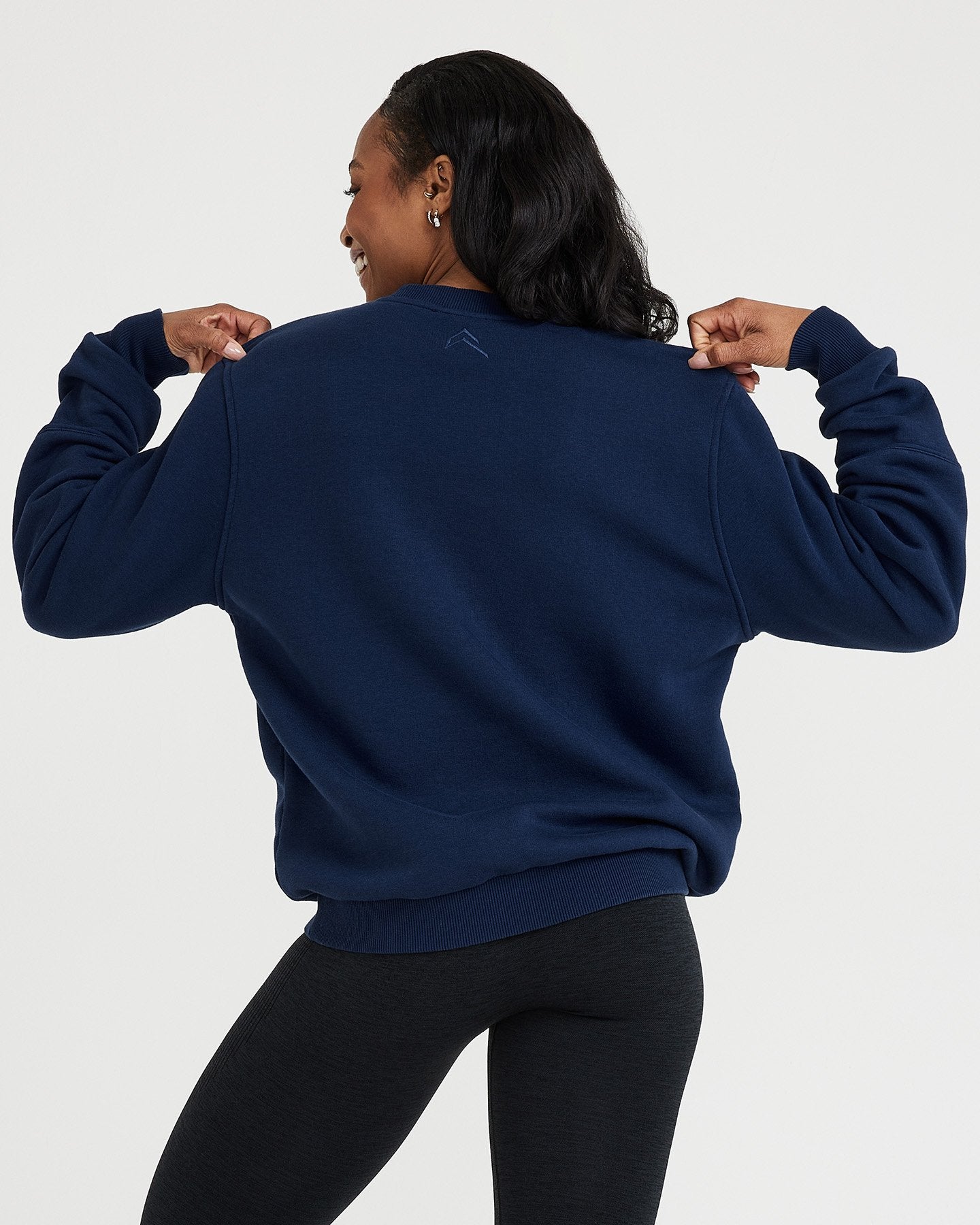 Classic Lounge Oversized Crew Neck | Midnight