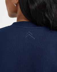 Classic Lounge Oversized Crew Neck | Midnight