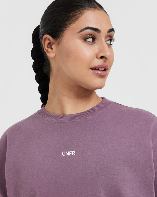 Raising The Bar Graphic Unisex Long Sleeve Top | Vintage Purple