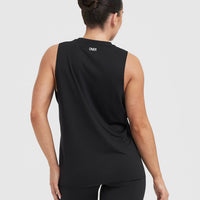 Raising The Bar Graphic Unisex Muscle Vest | Black