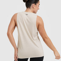 Raising The Bar Graphic Unisex Muscle Vest | Sand