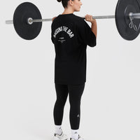 Raising The Bar Graphic Unisex T-Shirt | Black