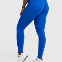 Timeless High Waisted Leggings | Cobalt