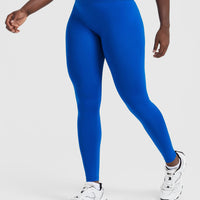 Timeless High Waisted Leggings | Cobalt