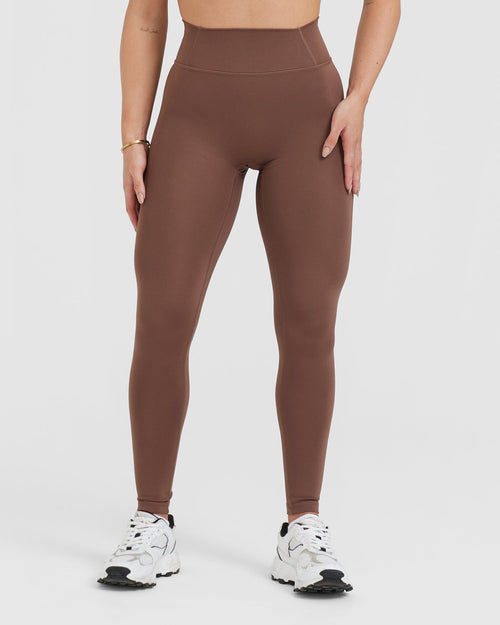 Oner Modal Timeless High Waisted Leggings | Chestnut