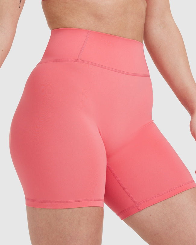 Timeless High Waisted Shorts 6" | Amplify Pink
