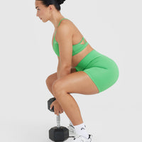 Timeless High Waisted Shorts 6" | Jade