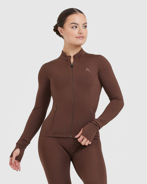 Oner Modal Timeless Jacket | Espresso