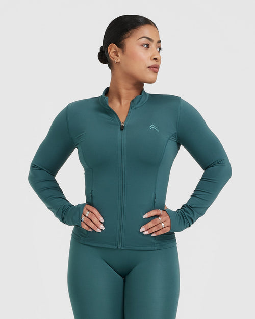 Oner Modal Timeless Jacket | Marine Teal