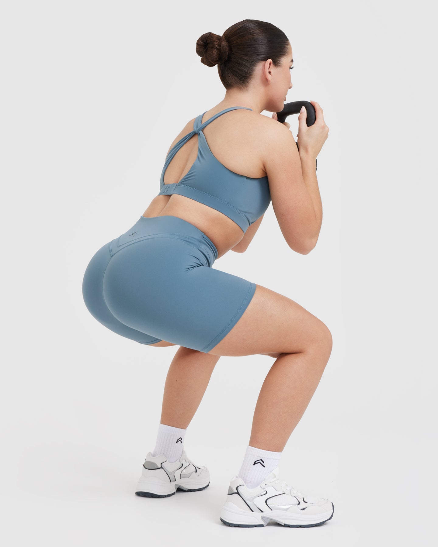 Unified High Waisted Shorts 6" | Moonstone Blue