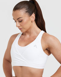 Unified Layered Sports Bra | White