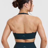 Unified Twist Sports Bra | Oil Blue