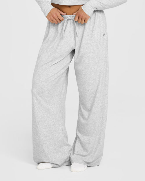 At Home Night Bottoms | Grey Marl