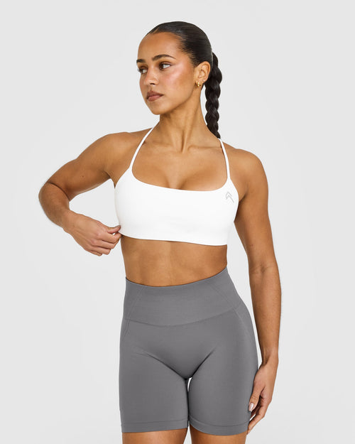 EasyLift™ Strappy Sports Bra | White