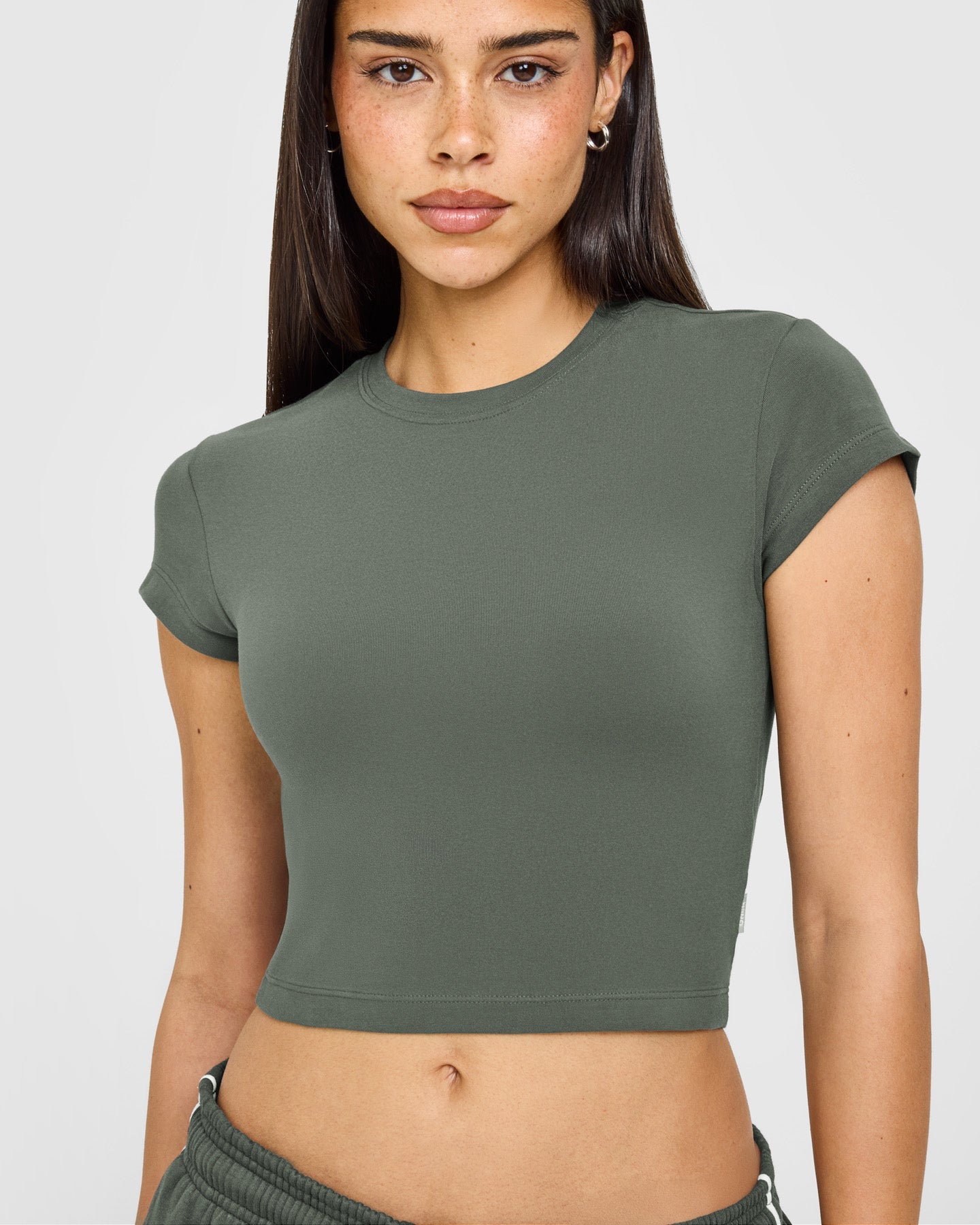 Cotton Baby T-Shirt | Dark Khaki