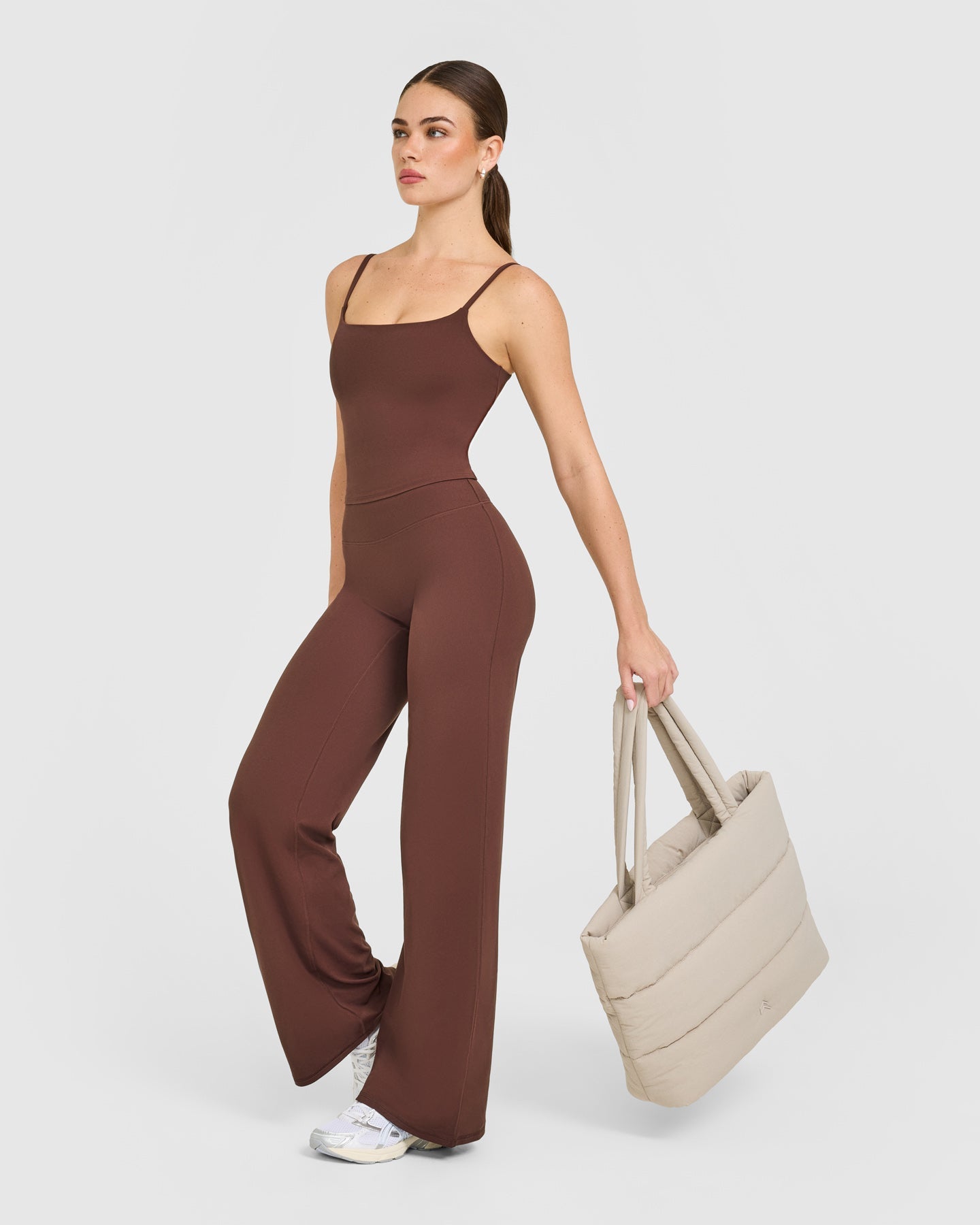 Quilted Tote Bag | Sand