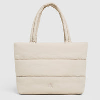 Quilted Tote Bag | Sand