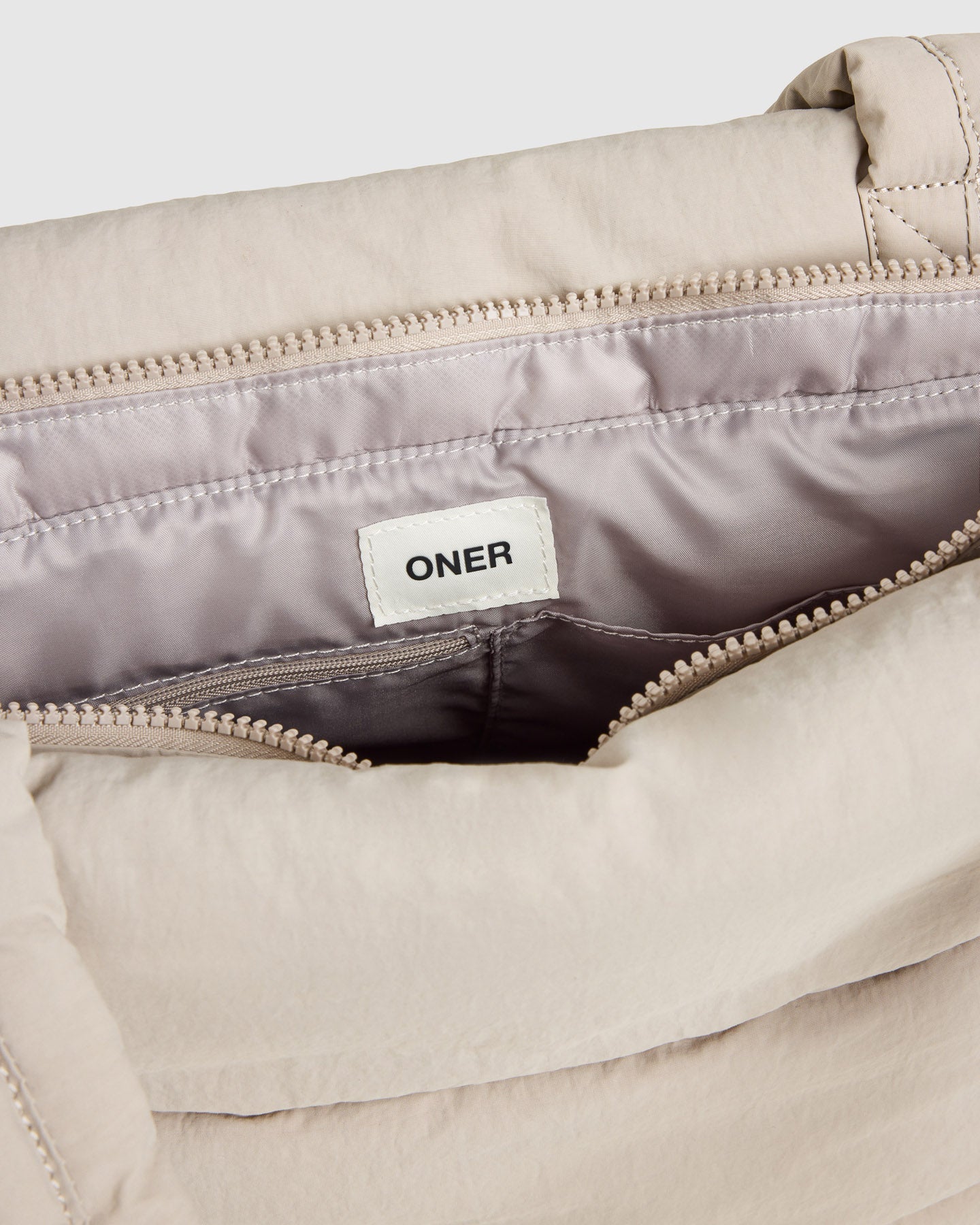 Quilted Tote Bag | Sand