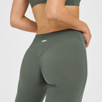 SoftMotion™ Flared Bottoms with White Logo | Dark Khaki