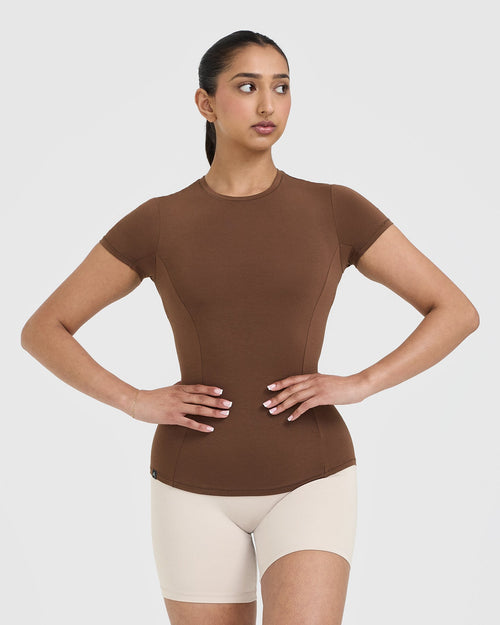 Oner Modal Mellow™ Soft Short Sleeve T-Shirt | Nude 4