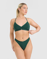 Soft Classic Bralette | Racing Green