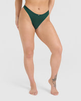 Soft Classic Thong | Racing Green