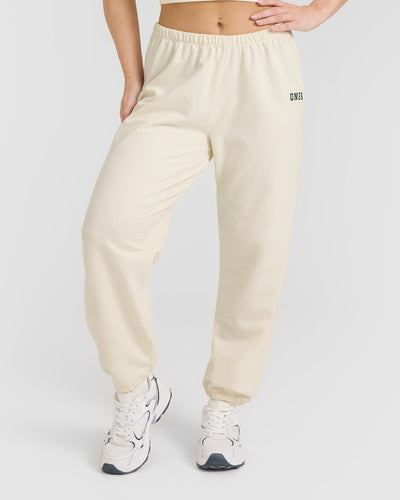 Lightweight Jogger with Printed Logo | Off White