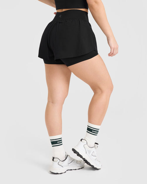 UnifiedMove™ Double Layer Shorts 5" | Black
