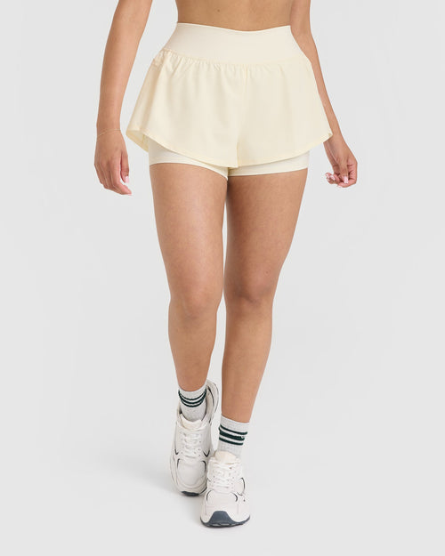 Oner Modal Unified Double Layer Shorts | Off White