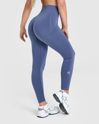 Effortless Seamless Leggings | Slate Blue