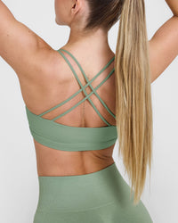 Everyday Cross Over Bralette | Sage