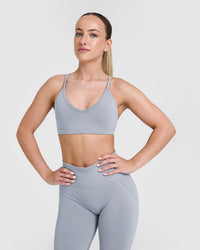 Timeless Strappy Bralette | Metal Grey