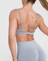 Timeless Strappy Bralette | Metal Grey