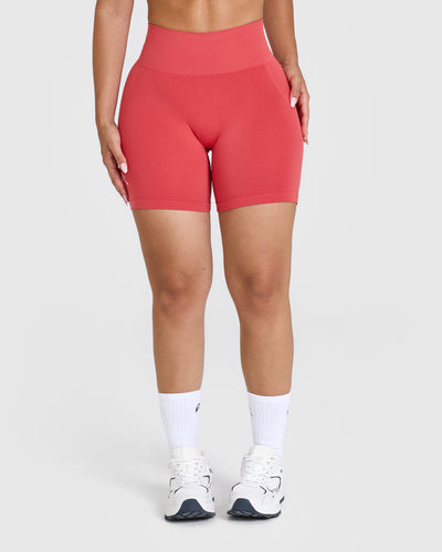 Effortless Seamless Shorts | Sweet Red