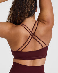 Everyday Cross Over Bralette | Rosewood