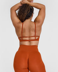 Timeless Strappy Bralette | Warm Copper