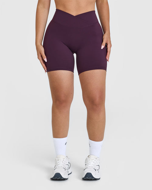 Oner Modal Unified Wrap Shorts 6" | Blackberry Purple