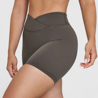 UnifiedMove™ Wrap Shorts 6" | Deep Taupe