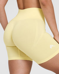 Effortless Seamless Shorts | Sherbert Yellow